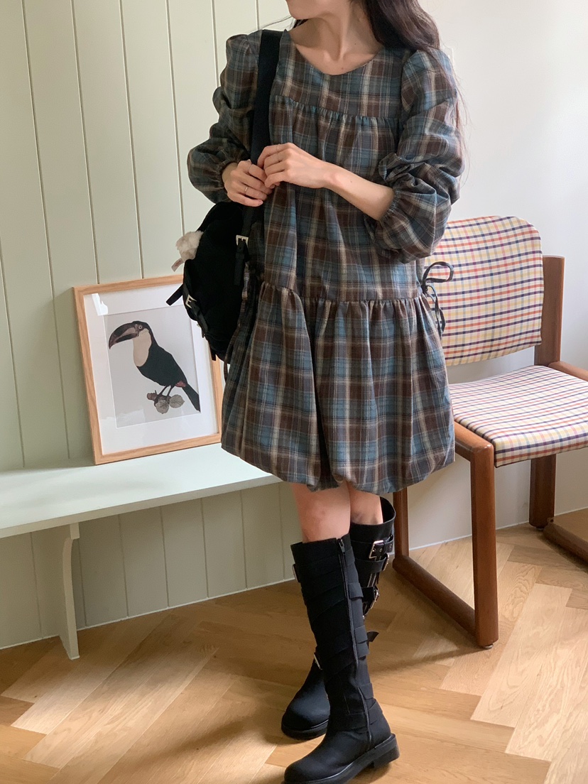 BEFORE SUNRISE東大門㊣直郵女士新款熱賣推薦休閑25秋冬連衣裙BEFORE SUNRISE連衣裙