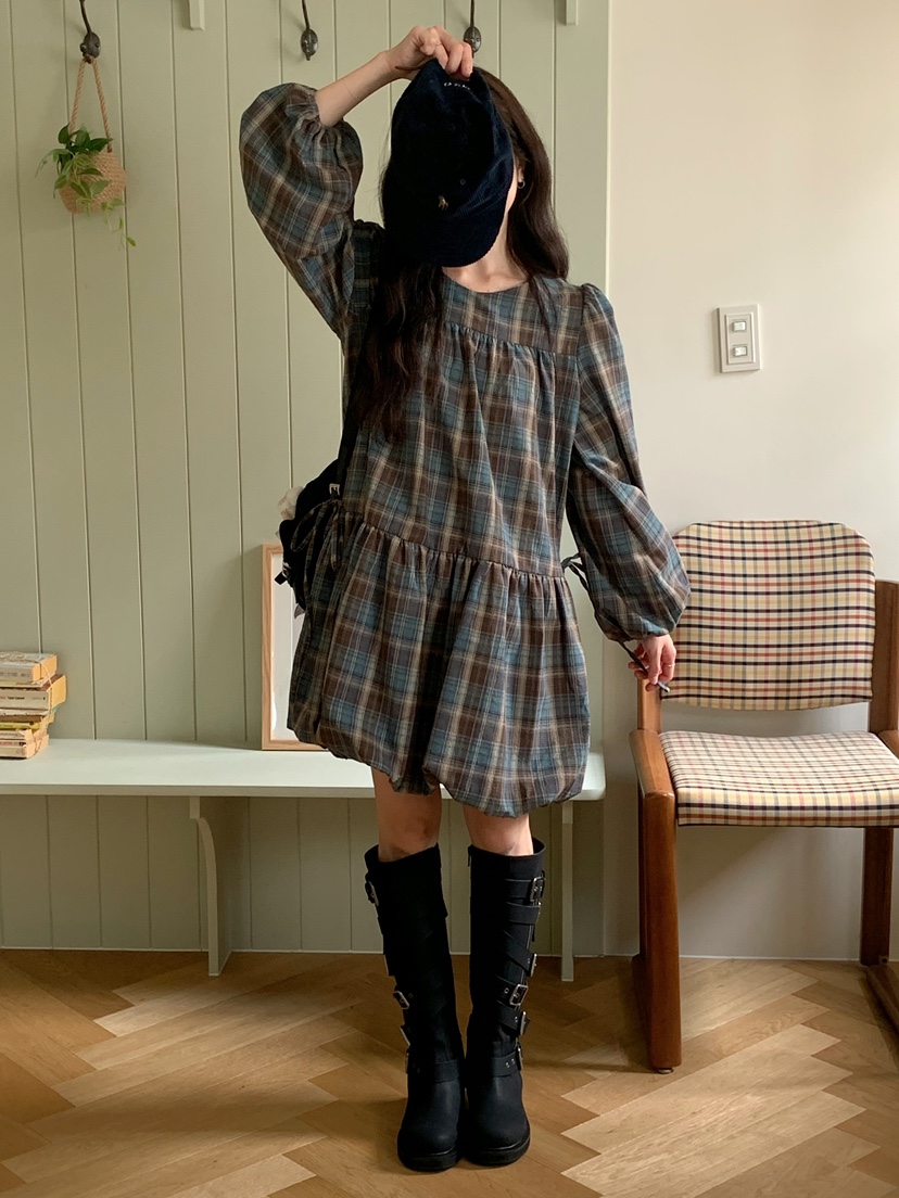 BEFORE SUNRISE東大門㊣直郵女士新款熱賣推薦休閑25秋冬連衣裙BEFORE SUNRISE連衣裙