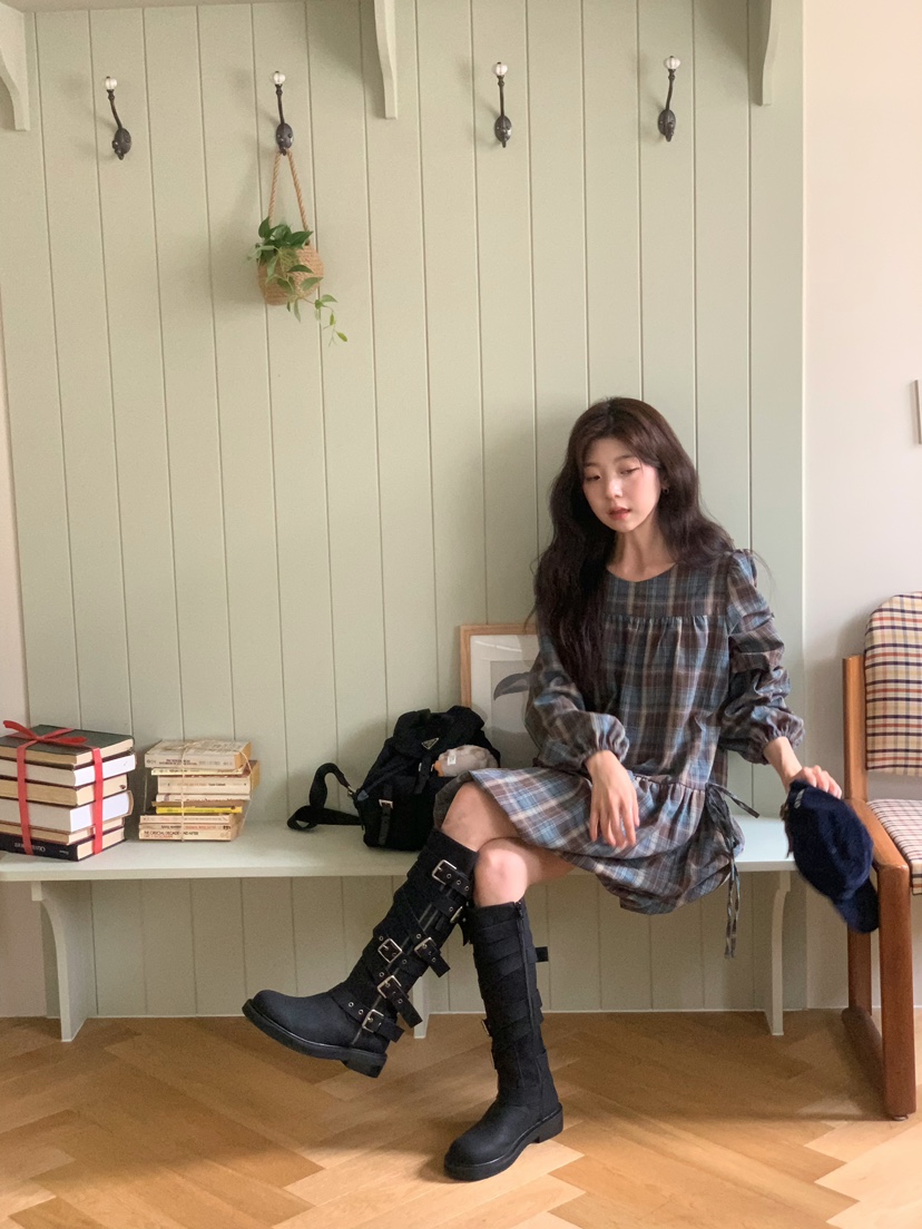 BEFORE SUNRISE東大門㊣直郵女士新款熱賣推薦休閑25秋冬連衣裙BEFORE SUNRISE連衣裙