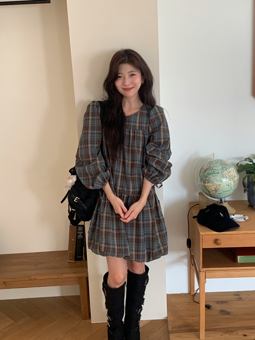 BEFORE SUNRISE東大門㊣直郵女士新款熱賣推薦休閑25秋冬連衣裙BEFORE SUNRISE連衣裙
