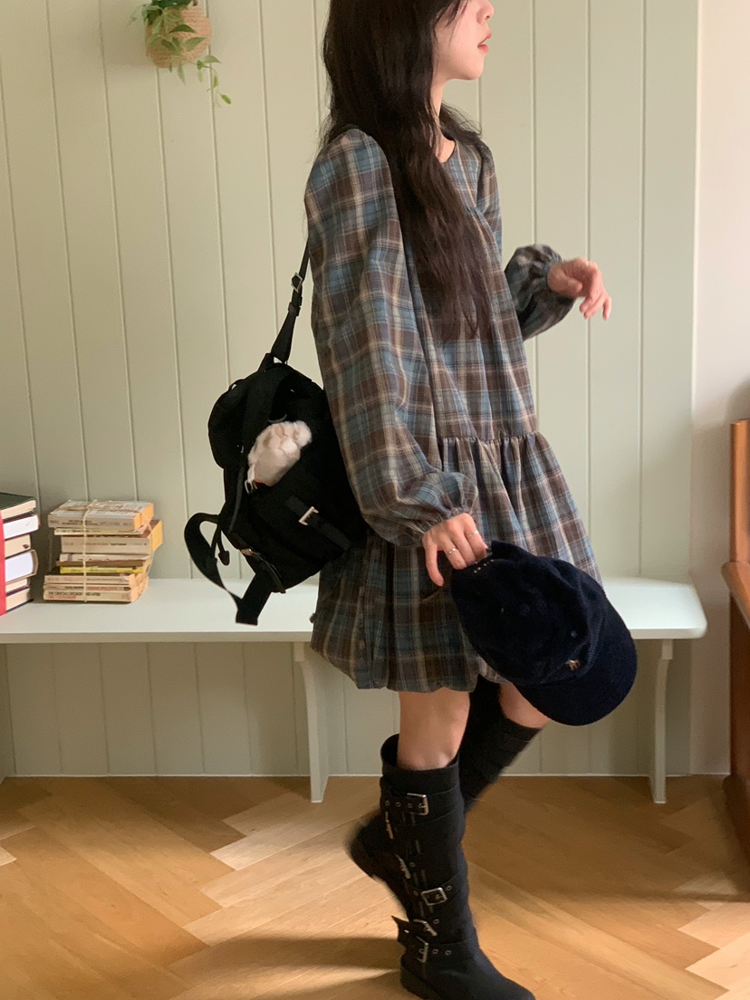 BEFORE SUNRISE東大門㊣直郵女士新款熱賣推薦休閑25秋冬連衣裙BEFORE SUNRISE連衣裙