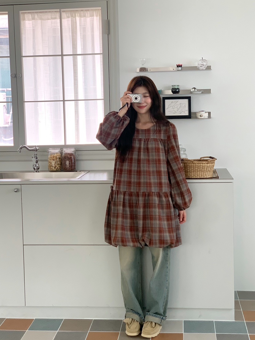 BEFORE SUNRISE東大門㊣直郵女士新款熱賣推薦休閑25秋冬連衣裙BEFORE SUNRISE連衣裙