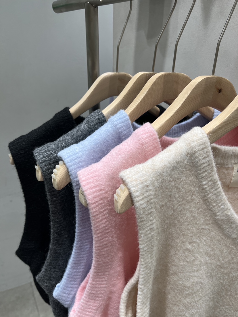 EVERCOMMERCE METICULOUSLY DESIGNED東大門㊣代購女士新款推薦吊帶背心羊毛EVERCOMMERCE吊帶/背心