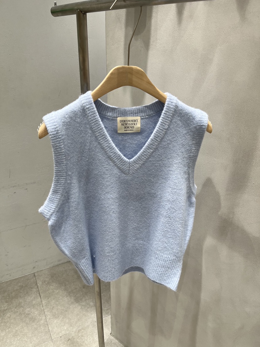 EVERCOMMERCE METICULOUSLY DESIGNED東大門㊣代購女士新款推薦吊帶背心羊毛EVERCOMMERCE吊帶/背心圖色2