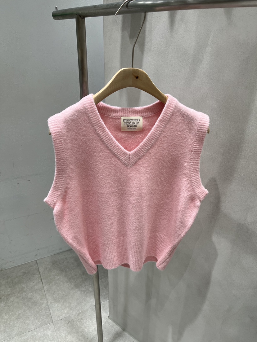 EVERCOMMERCE METICULOUSLY DESIGNED東大門㊣代購女士新款推薦吊帶背心羊毛EVERCOMMERCE吊帶/背心圖色3