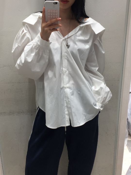 mars東大門㊣實拍女士新品人氣職業休閑25秋冬時尚襯衫蕾絲衫mars襯衫/蕾絲衫