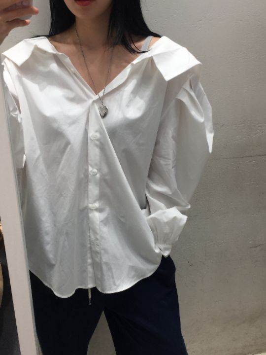 mars東大門㊣實拍女士新品人氣職業休閑25秋冬時尚襯衫蕾絲衫mars襯衫/蕾絲衫