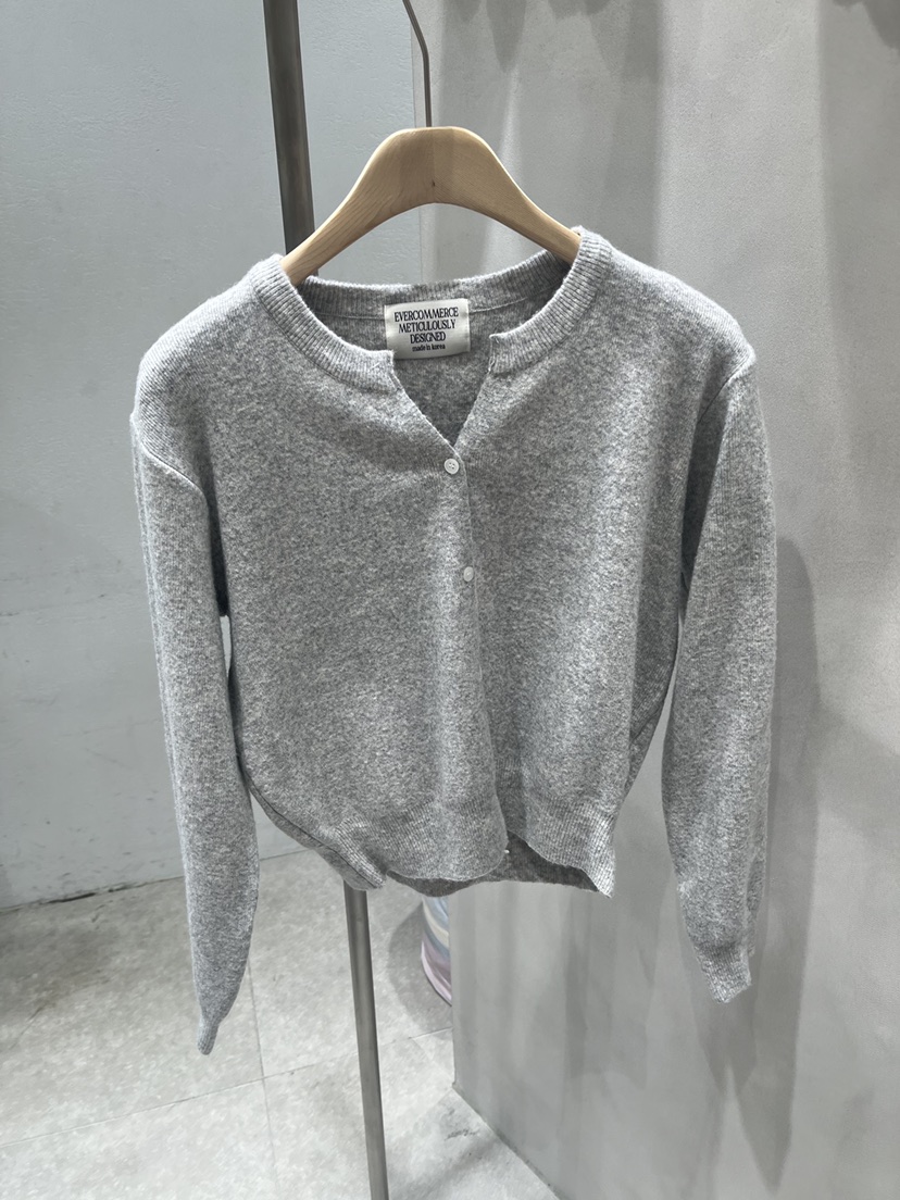 EVERCOMMERCE METICULOUSLY DESIGNED韓國直郵㊣女士新品推薦針織衫羊毛開衫EVERCOMMERCE針織衫圖色6