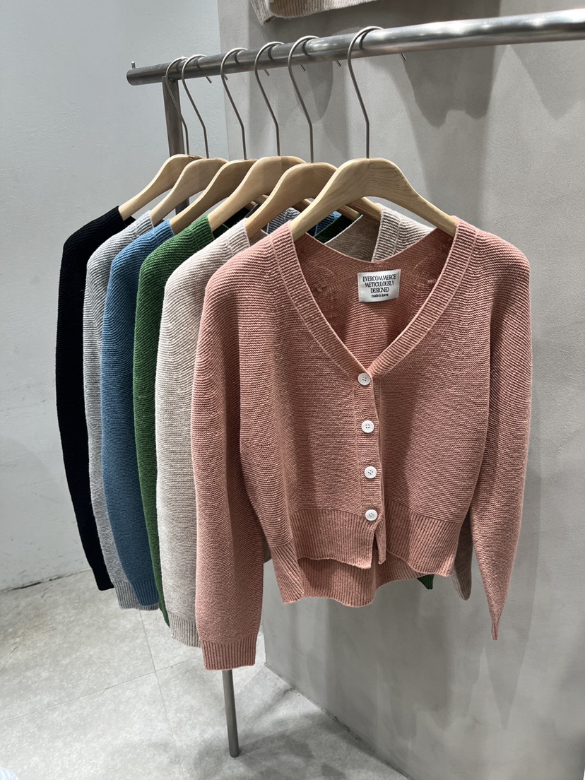 EVERCOMMERCE METICULOUSLY DESIGNED韓國代購㊣女士新品25秋冬針織衫EVERCOMMERCE針織衫