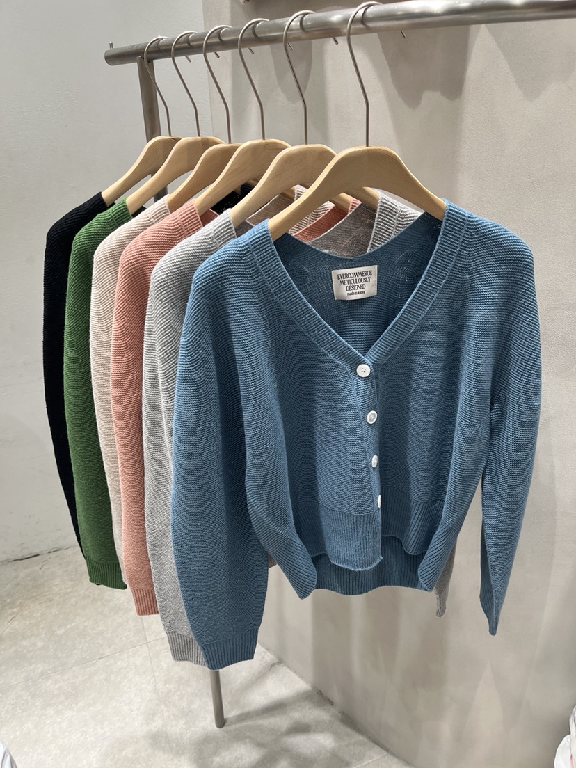 EVERCOMMERCE METICULOUSLY DESIGNED韓國代購㊣女士新品25秋冬針織衫EVERCOMMERCE針織衫