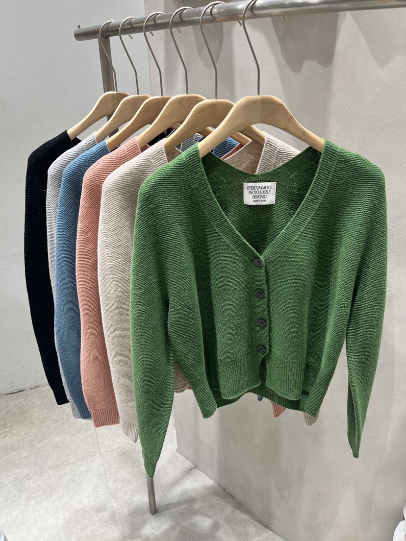 EVERCOMMERCE METICULOUSLY DESIGNED韓國代購㊣女士新品25秋冬針織衫EVERCOMMERCE針織衫