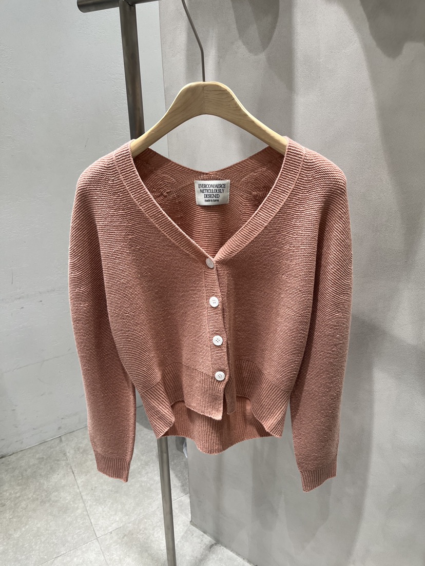 EVERCOMMERCE METICULOUSLY DESIGNED韓國代購㊣女士新品25秋冬針織衫EVERCOMMERCE針織衫圖色2