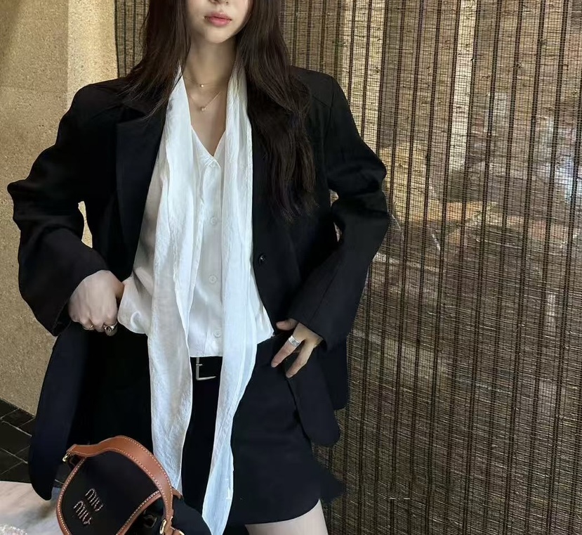 BYME韓國代購㊣女士新款25秋冬時尚熱賣推薦夾克倫敦絨面革BYME夾克