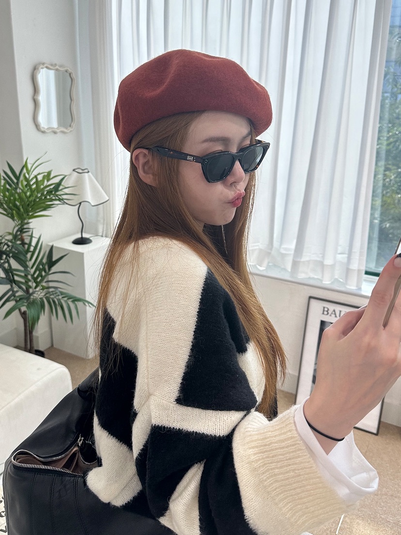 NICEALICE東大門㊣直郵女裝新款推薦休閑人氣真品帽子羊毛貝雷NICEALICE帽子