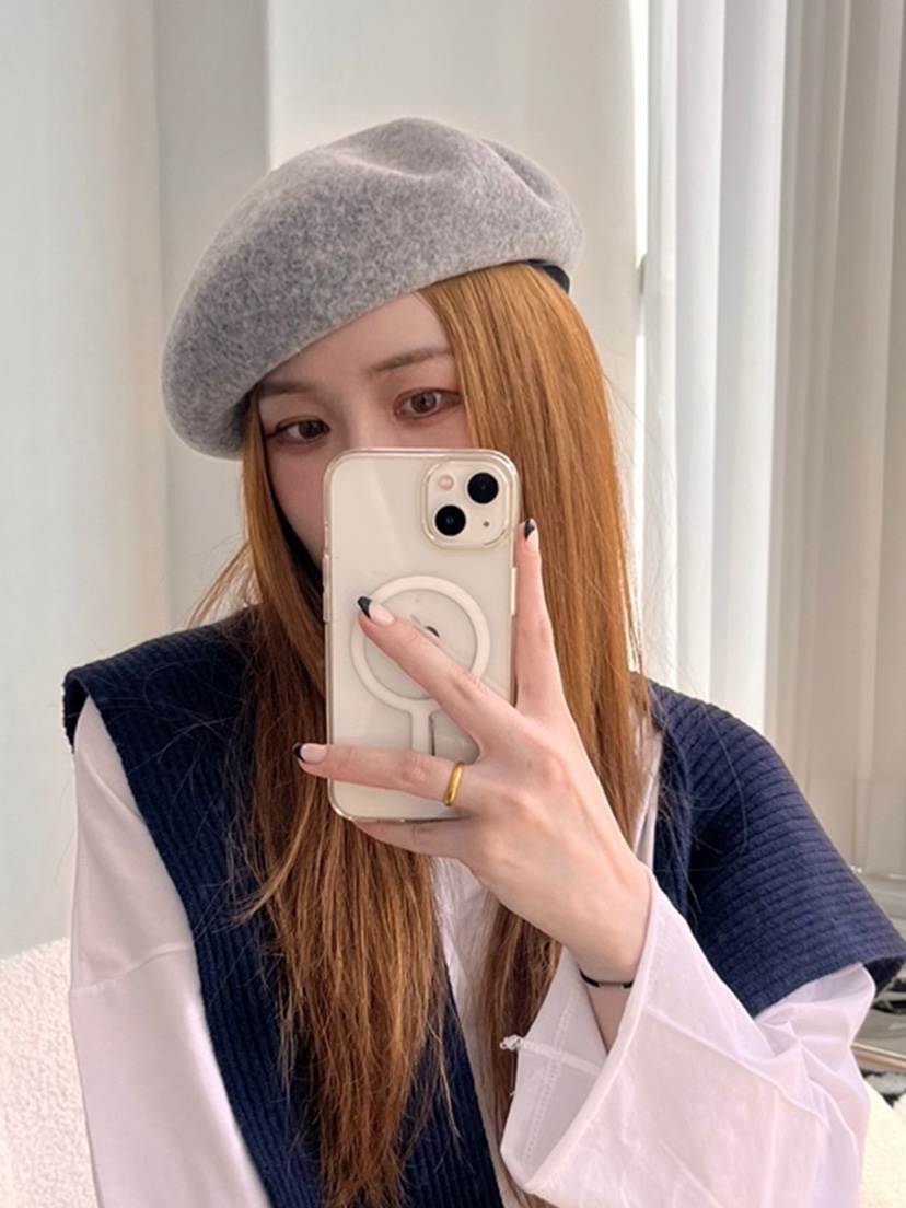 NICEALICE東大門㊣直郵女裝新款推薦休閑人氣真品帽子羊毛貝雷NICEALICE帽子