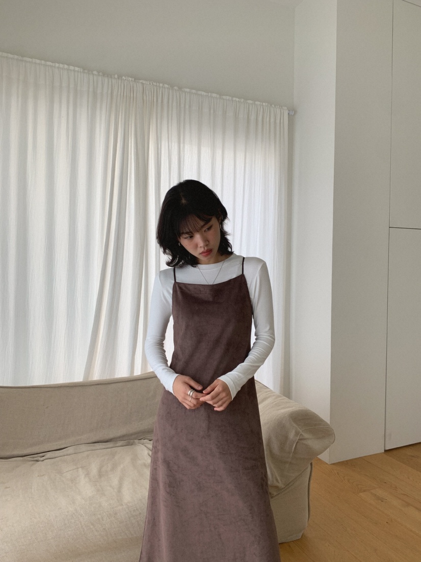 MOSMOS韓國代購㊣女士新品推薦25秋冬人氣時尚休閑熱賣連衣裙MOSMOS連衣裙