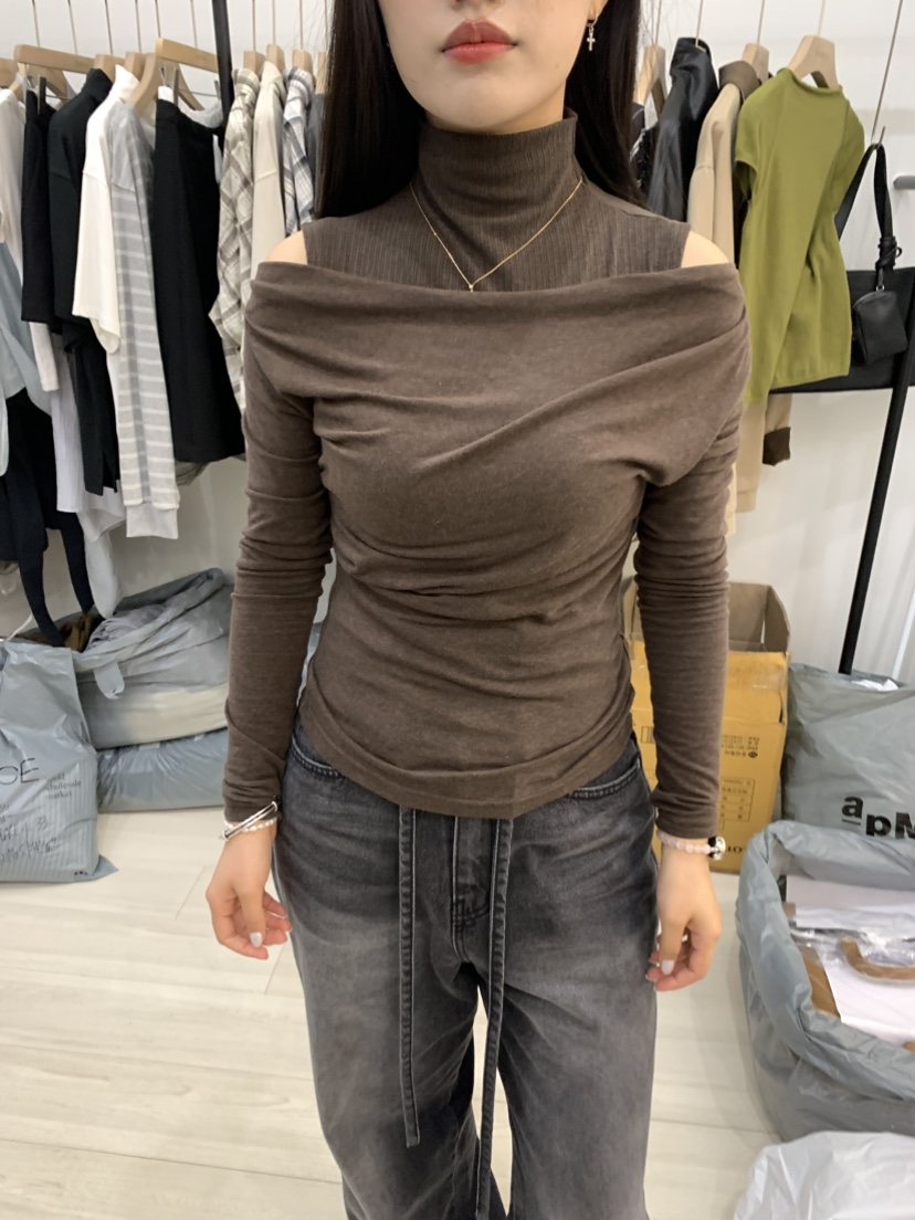 CEDARWOOD韓國直郵㊣女士新款人氣真品熱賣長袖T恤羊毛套裝CEDARWOOD長袖T恤圖色3
