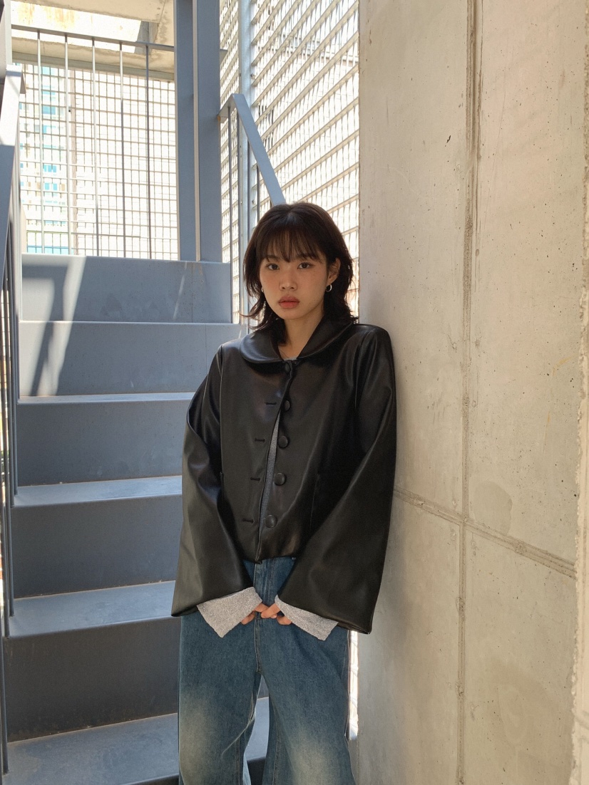 MOSMOS韓國直郵㊣女裝新款時尚熱賣人氣真品職業休閑25秋冬夾克MOSMOS夾克