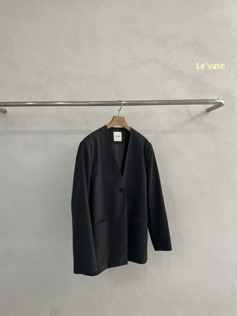 LE VASE東大門㊣直郵女裝新款時尚人氣休閑推薦夾克不含內搭LE VASE夾克