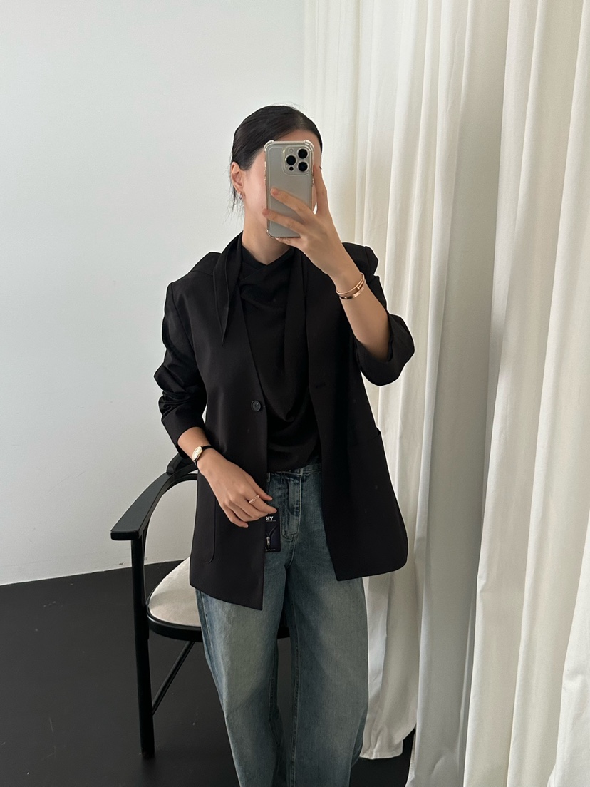 LE VASE東大門㊣直郵女裝新款時尚人氣休閑推薦夾克不含內搭LE VASE夾克