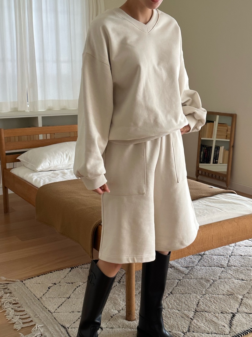 LE VASE韓國代購㊣女士新款推薦時尚職業25秋冬真品休閑短褲LE VASE短褲