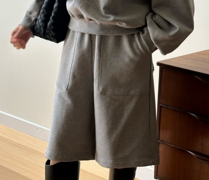 LE VASE韓國代購㊣女士新款推薦時尚職業25秋冬真品休閑短褲LE VASE短褲圖色2