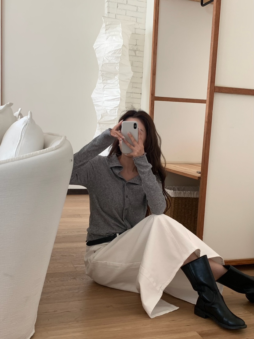 BLEECKER韓國代購㊣女士新款休閑時尚真品25秋冬人氣針織衫BLEECKER針織衫