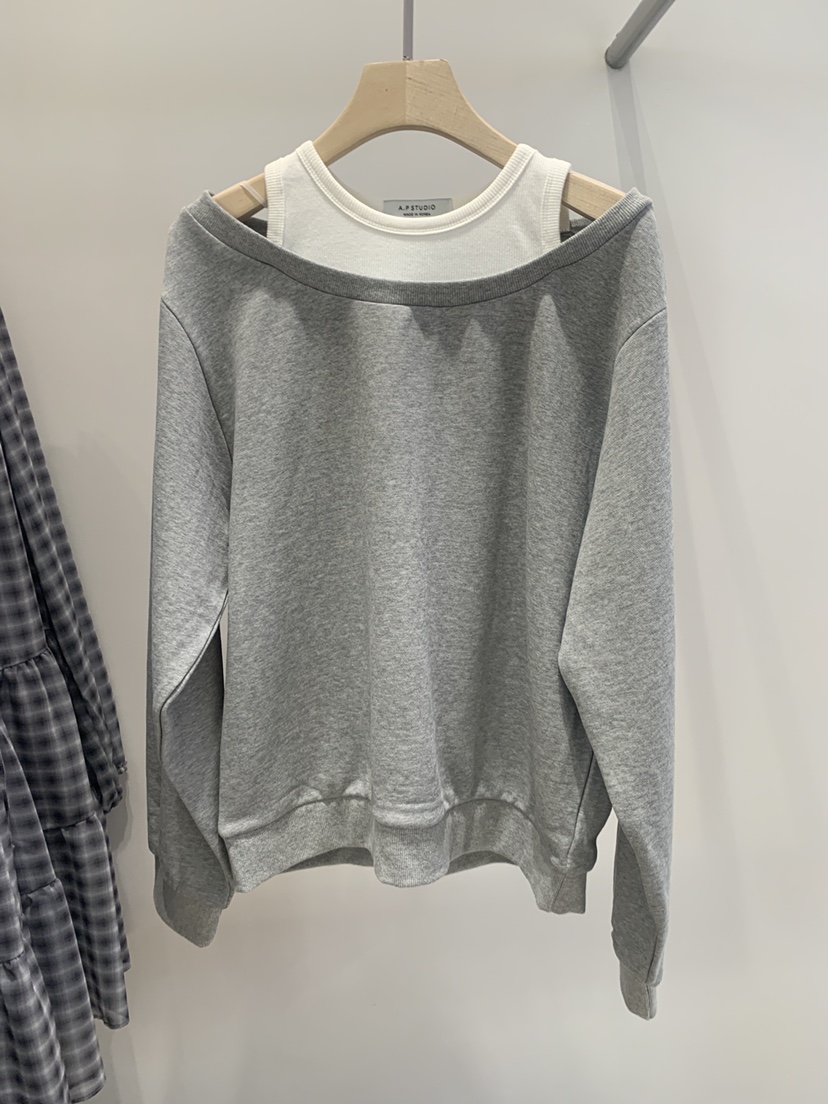 A P-STUDIO東大門㊣代購女士新品真品職業25秋冬熱賣衛衣A P-STUDIO衛衣圖色2