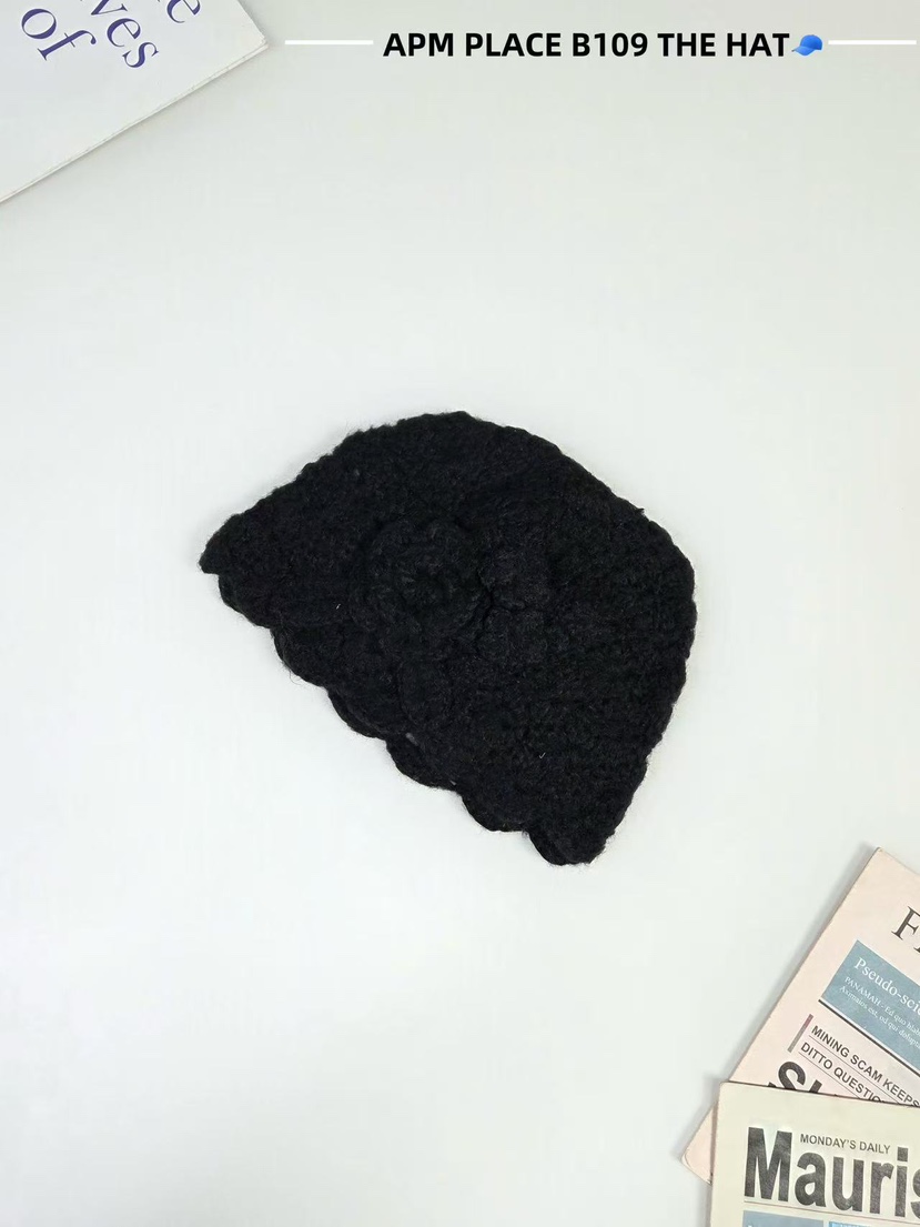 THE HAT-P東大門㊣直郵女裝新品真品推薦人氣熱賣帽子花朵THE HAT帽子圖色3