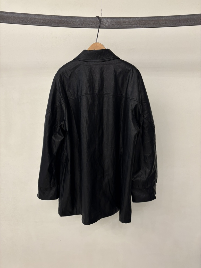 OHAO韓國直郵㊣女裝新品時尚25秋冬真品熱賣人氣職業推薦皮衣OHAO/HA MONG皮衣