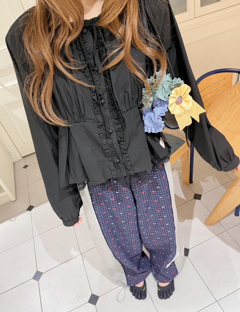 BOUTIQUE-L東大門㊣實拍女裝新品人氣休閑推薦時尚襯衫蕾絲衫BOUTIQUE-L襯衫/蕾絲衫