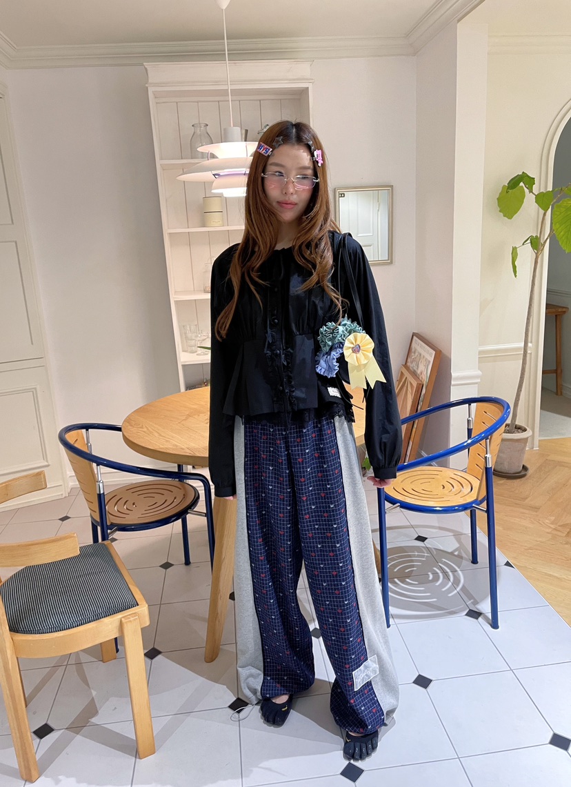 BOUTIQUE-L東大門㊣實拍女裝新品人氣休閑推薦時尚襯衫蕾絲衫BOUTIQUE-L襯衫/蕾絲衫