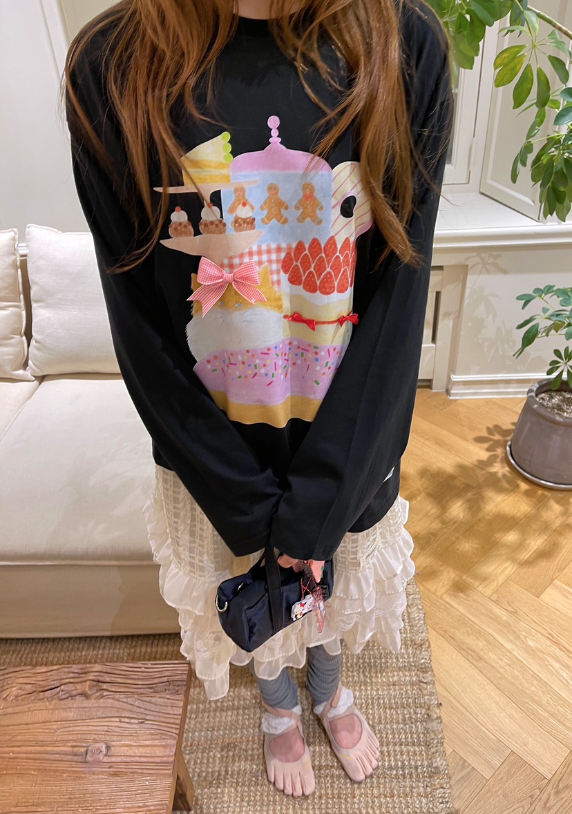 BOUTIQUE-L東大門㊣代購女士新款職業時尚熱賣25秋冬長袖T恤BOUTIQUE-L長袖T恤