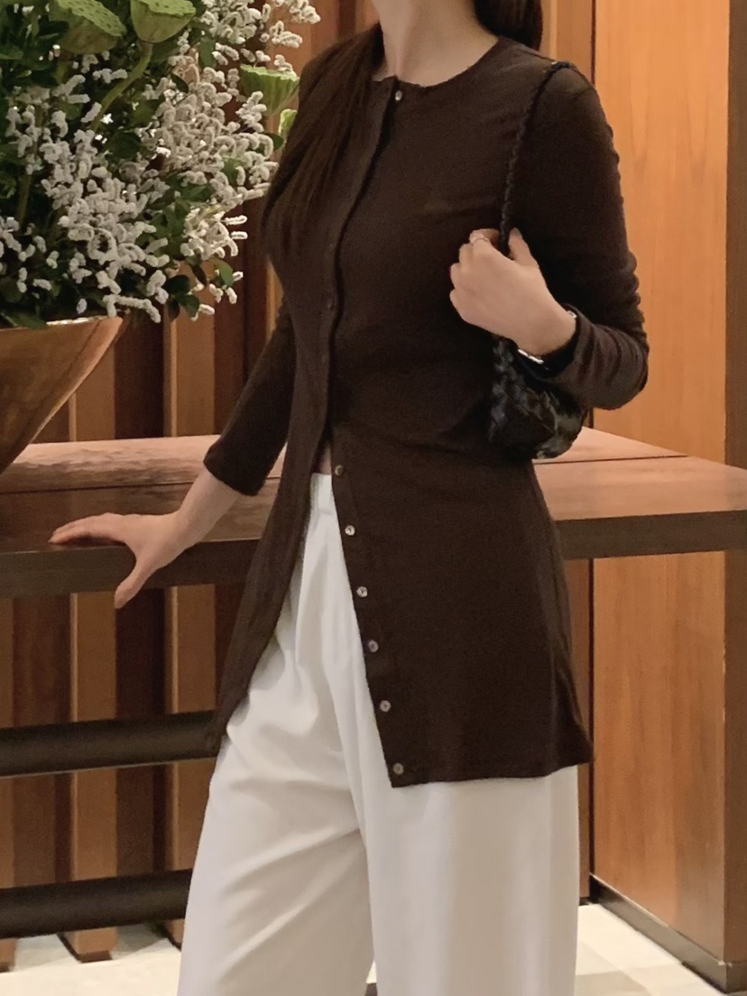LEGACY東大門㊣直郵女裝新款時尚真品25秋冬長袖T恤開衫紐扣LEGACY長袖T恤