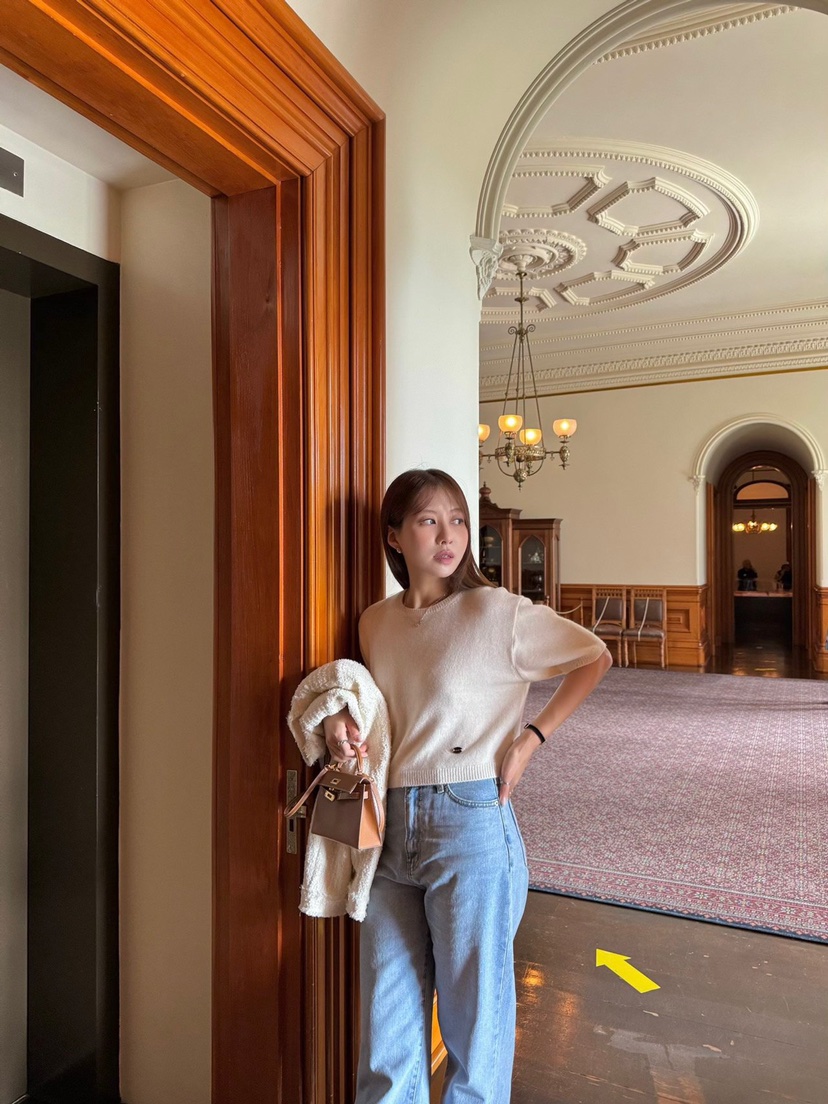 THE ABLE韓國直郵㊣女裝新品時尚休閑25秋冬職業推薦針織衫THE ABLE/TA針織衫