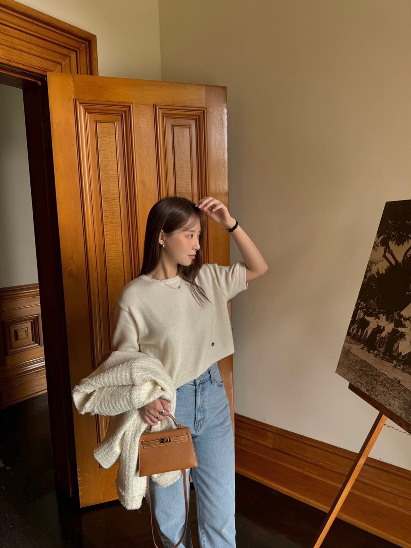 THE ABLE韓國直郵㊣女裝新品時尚休閑25秋冬職業推薦針織衫THE ABLE/TA針織衫