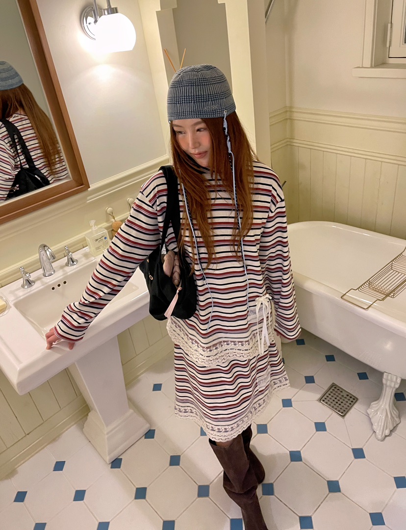 BOUTIQUE-L東大門㊣直郵女士新款休閑熱賣職業人氣真品長裙BOUTIQUE-L長裙