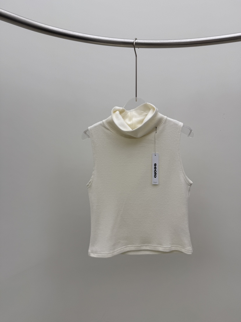 SEOLO韓國代購㊣女裝新品真品休閑時尚職業25秋冬吊帶背心羊毛Seolo seoul吊帶/背心圖色3