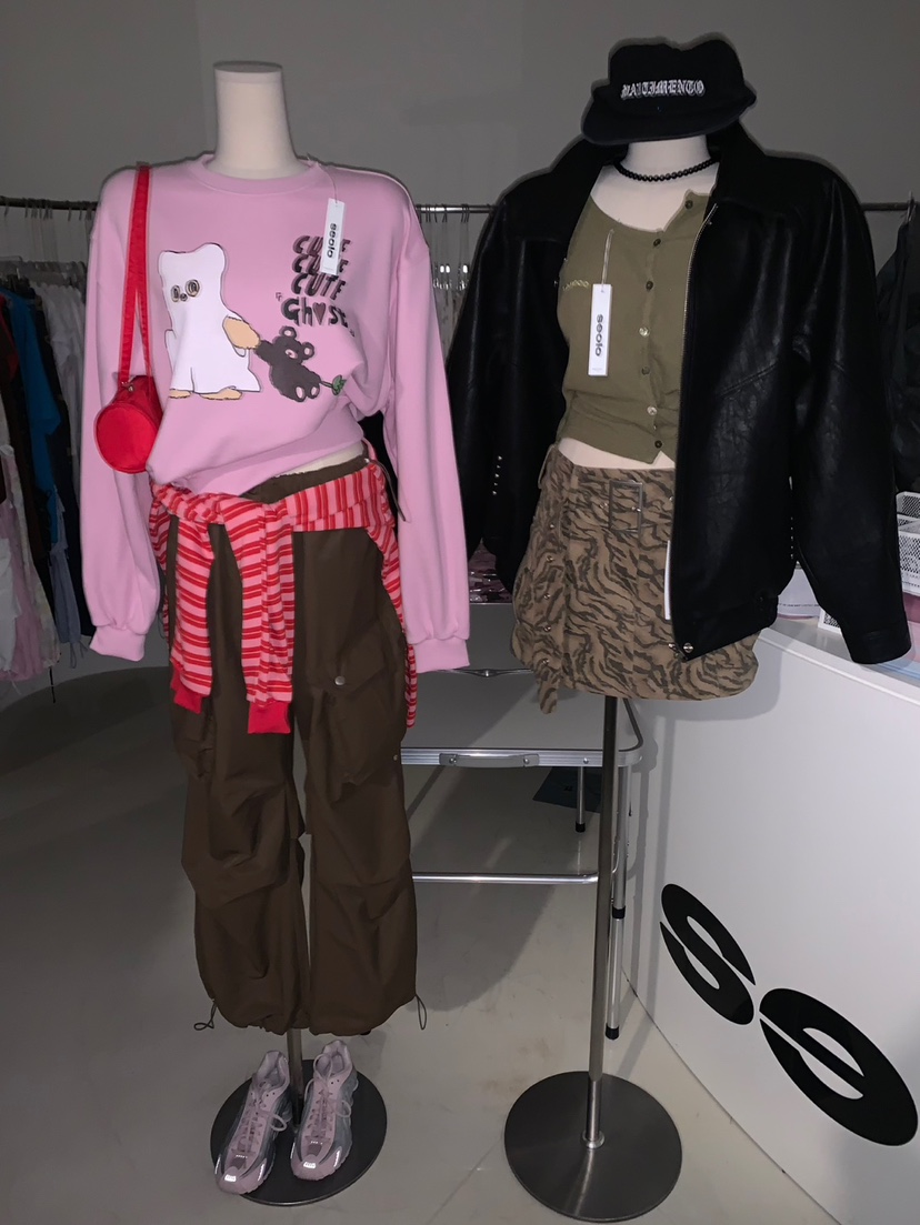 SEOLO東大門㊣直郵女士新品人氣推薦休閑25秋冬熱賣真品衛衣Seolo seoul衛衣
