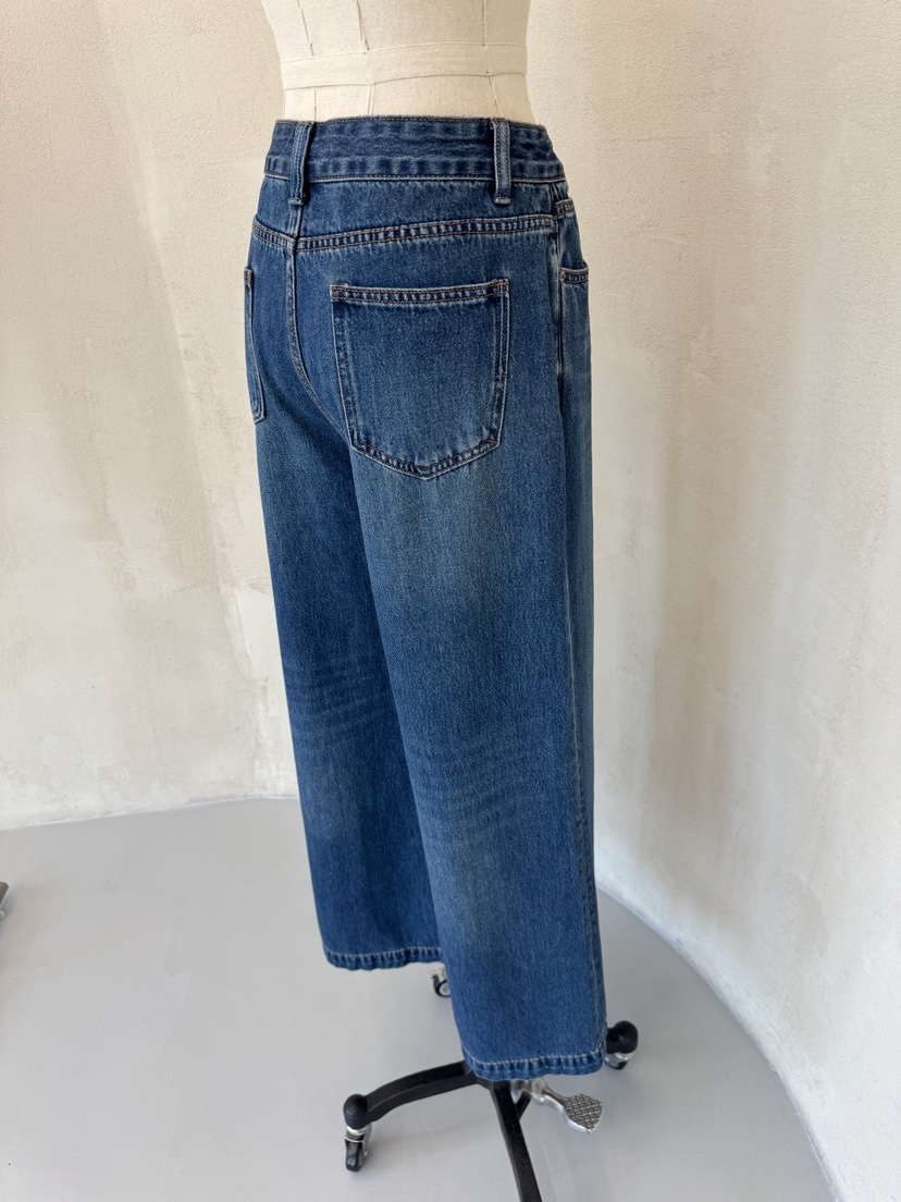 LAUNDRY韓國代購㊣女裝新款職業真品熱賣休閑牛仔褲直筒牛仔LAUNDRY牛仔褲