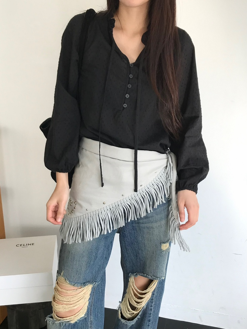 ESCHER東大門㊣直郵女裝新品熱賣25秋冬推薦時尚襯衫蕾絲衫ESCHER襯衫/蕾絲衫