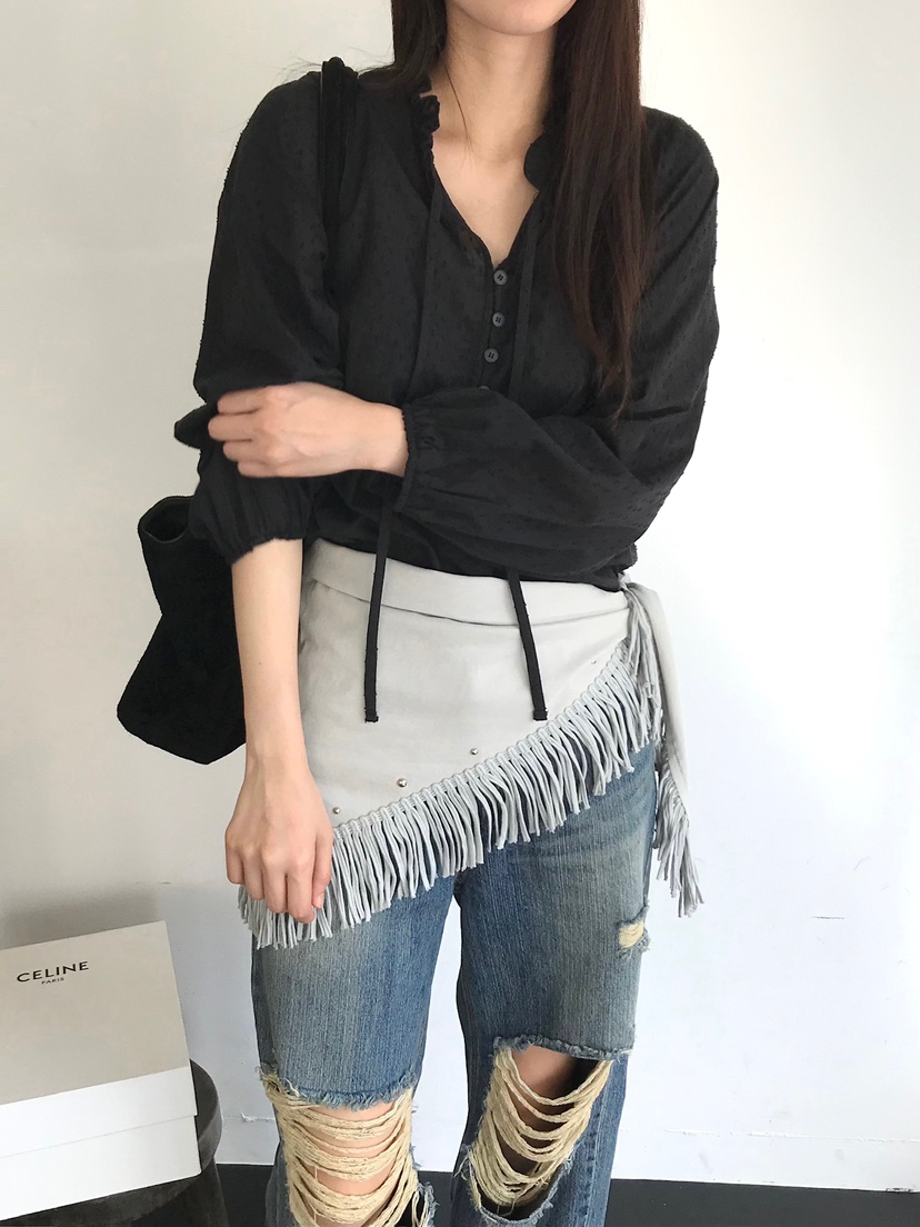 ESCHER東大門㊣直郵女裝新品熱賣25秋冬推薦時尚襯衫蕾絲衫ESCHER襯衫/蕾絲衫