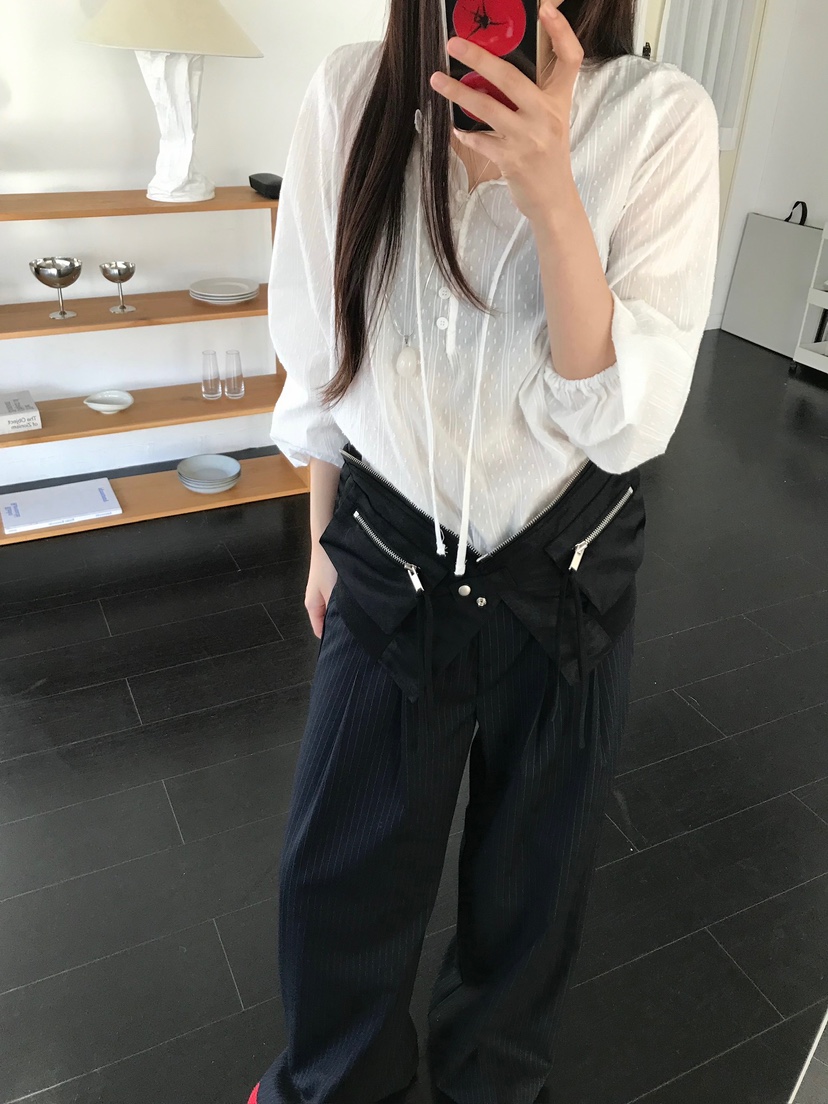 ESCHER東大門㊣直郵女裝新品熱賣25秋冬推薦時尚襯衫蕾絲衫ESCHER襯衫/蕾絲衫