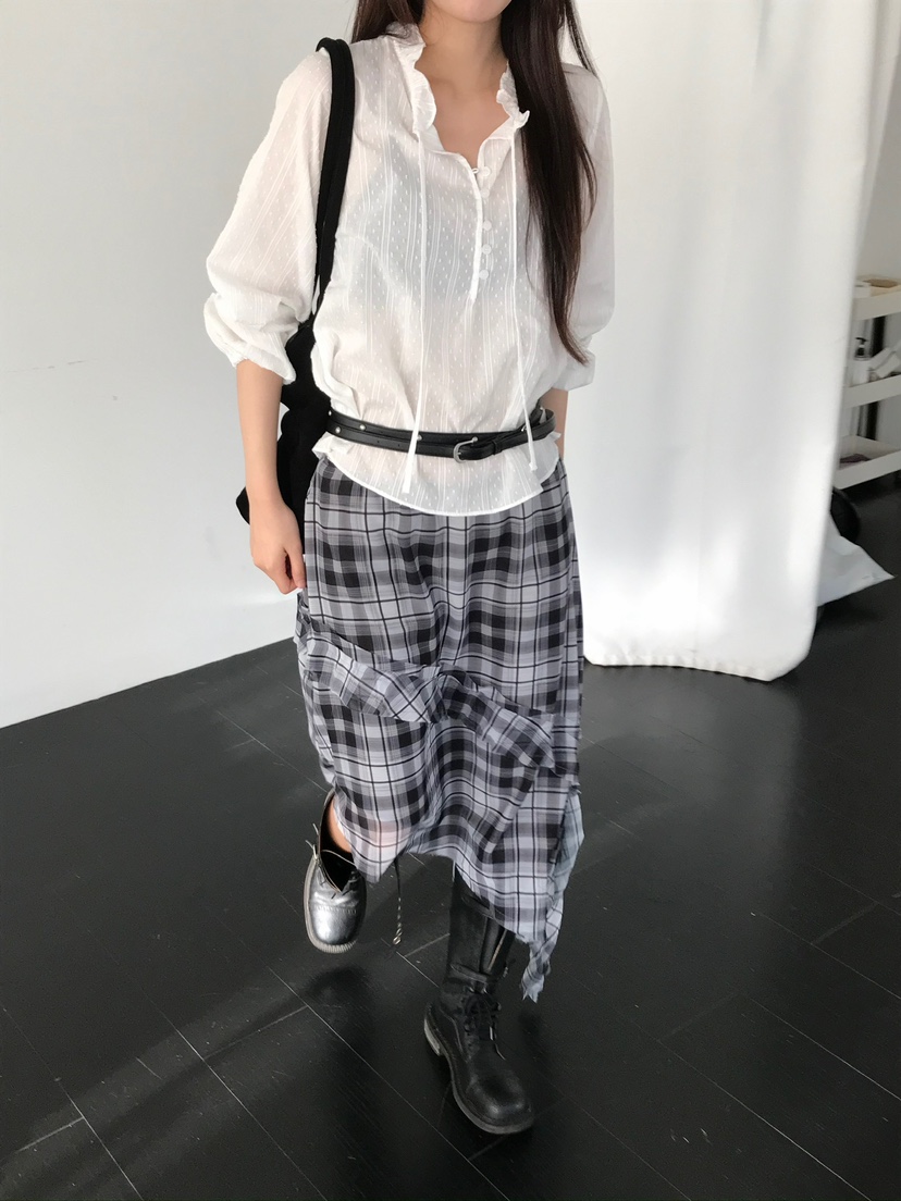 ESCHER東大門㊣直郵女裝新品熱賣25秋冬推薦時尚襯衫蕾絲衫ESCHER襯衫/蕾絲衫