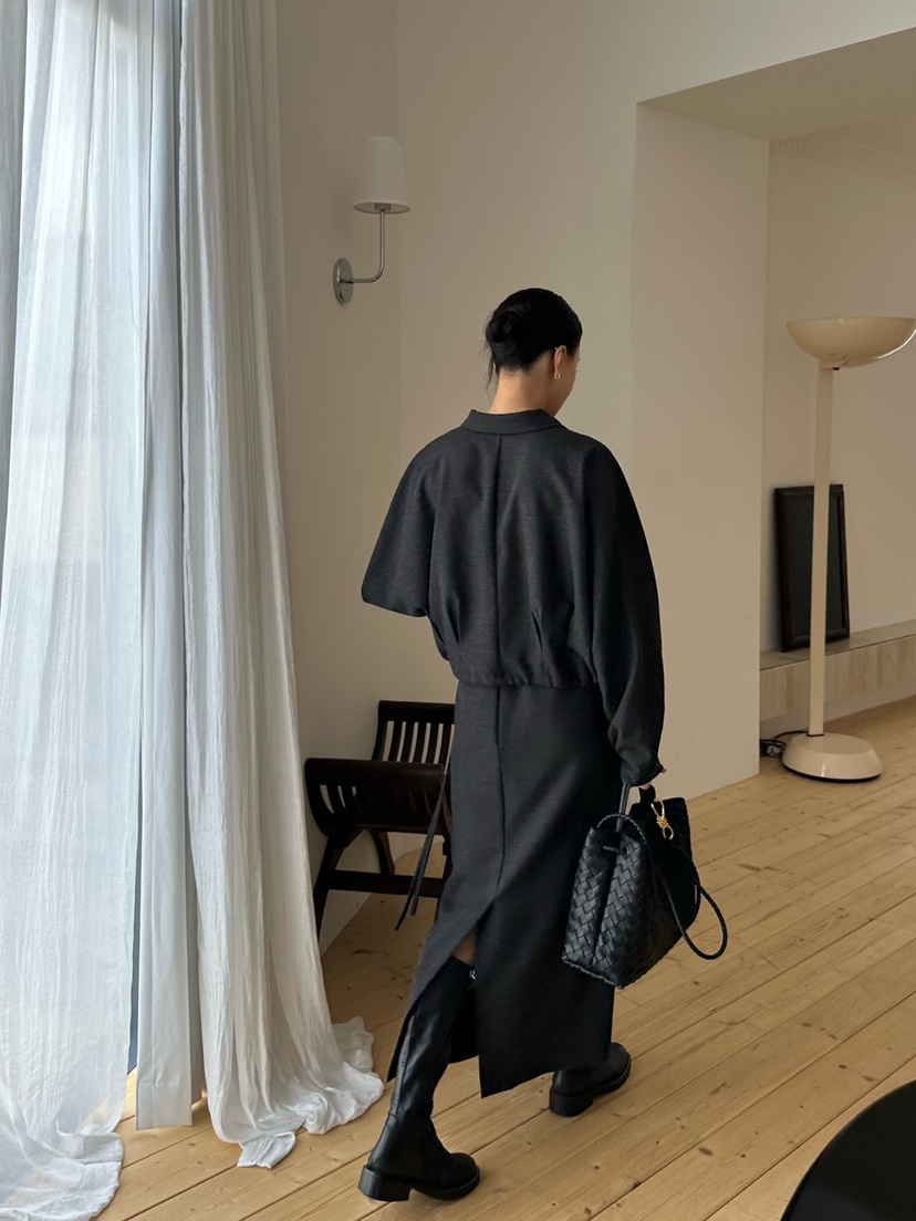 LE VASE東大門㊣代購女士新品推薦真品25秋冬時尚職業夾克LE VASE夾克