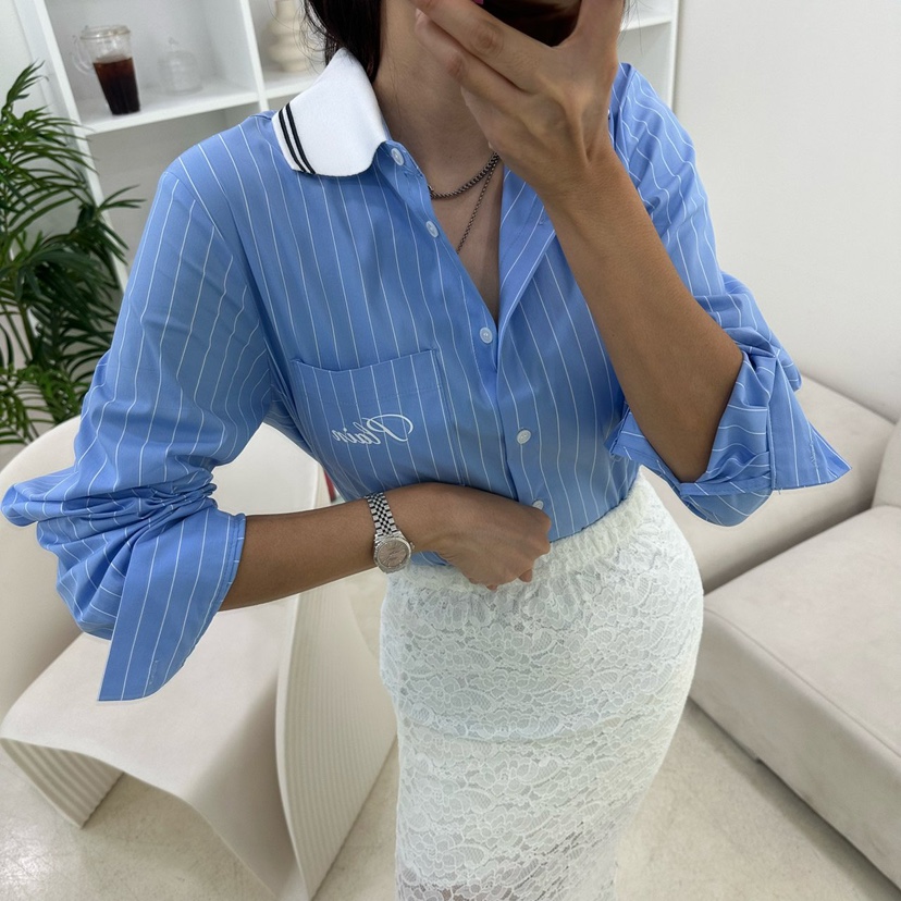 SOUIT東大門㊣實拍女裝新品人氣職業時尚休閑真品襯衫蕾絲衫SOUIT by mabel-L襯衫/蕾絲衫圖色2