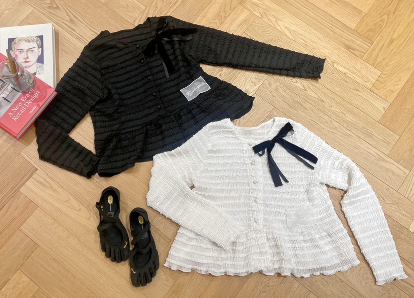 BOUTIQUE-L韓國代購㊣女裝新款休閑推薦職業25秋冬襯衫蕾絲衫BOUTIQUE-L襯衫/蕾絲衫