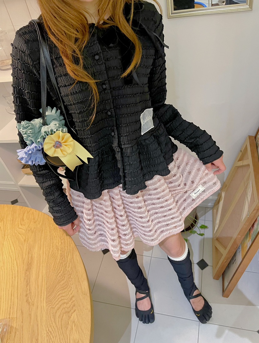 BOUTIQUE-L韓國代購㊣女裝新款休閑推薦職業25秋冬襯衫蕾絲衫BOUTIQUE-L襯衫/蕾絲衫