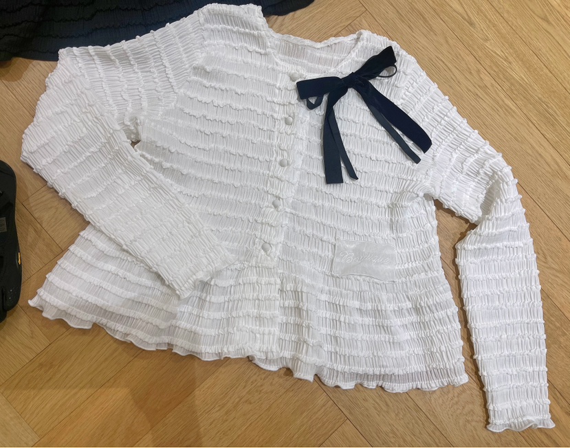 BOUTIQUE-L韓國代購㊣女裝新款休閑推薦職業25秋冬襯衫蕾絲衫BOUTIQUE-L襯衫/蕾絲衫