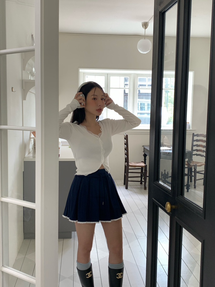 REVE CITE-L韓國直郵㊣女士新品熱賣休閑時尚推薦裙褲百褶REVE CITE裙褲